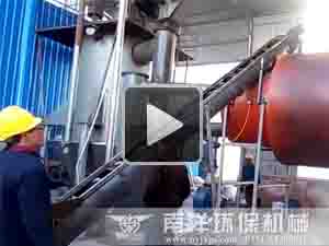 土豆渣烘幹現場視頻