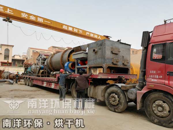 石英砂烘幹機成套（tào）設備發貨