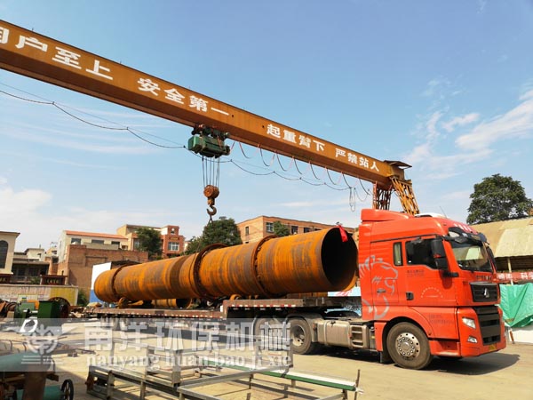 煤泥烘幹機發貨裝車