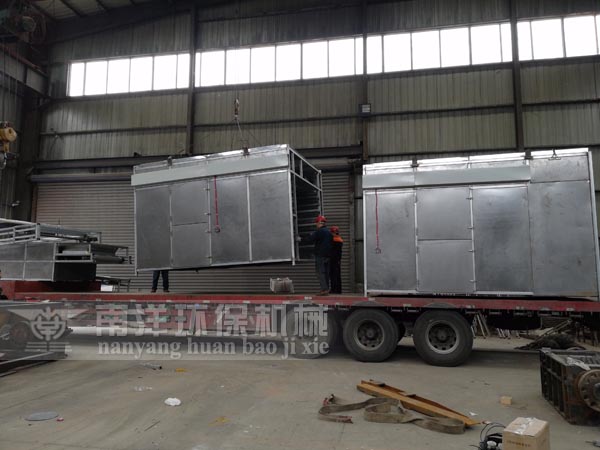 金銀花（huā）烘幹機發貨現場