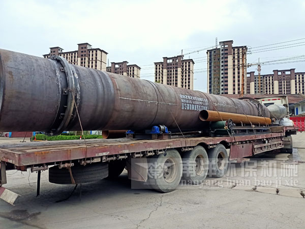 赤泥烘幹機球磨機發貨（huò）現場